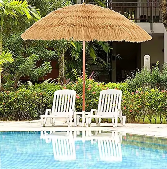 Straw Beach Umbrella 006