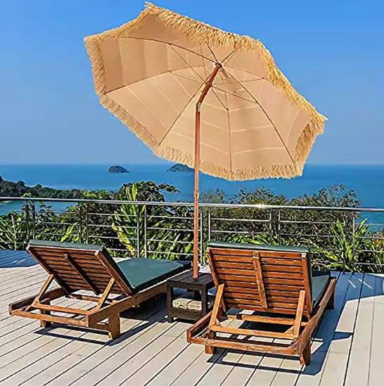 Straw Beach Umbrella 007