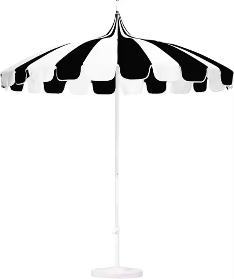 Striped Beach Umbrella 008