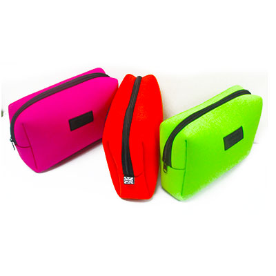 Neoprene cosmetic bag