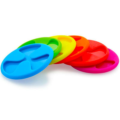 silicone wine cup coaster